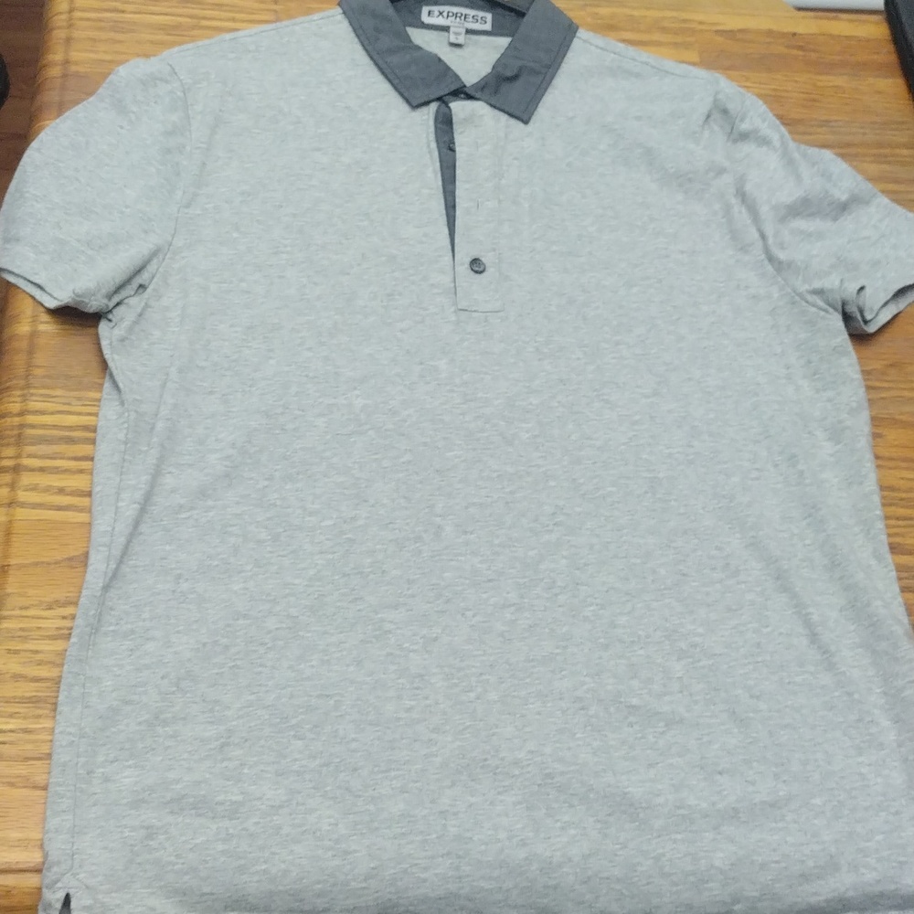 Grey express fitted tee for men